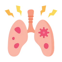 Free Infección de los pulmones  Icono