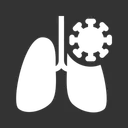 Free Infección pulmonar viral  Icono