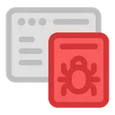 Free Infected Webpage Bug Icon