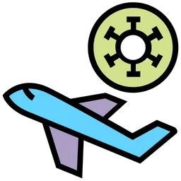 Free Infected Airplane  Icon
