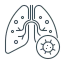Free Lungs Pneumonia Virus Icon