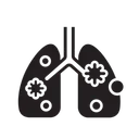 Free Covid Infected Lungs Virus Icon