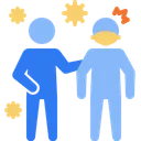 Free Infected Infection Virus Transmission Icon