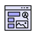 Free Browser Image Layout Icon