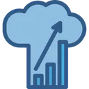 Free Infographic Statistics Cloud Analytics Icon
