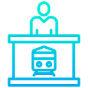 Free Recepcao Balcao De Informacoes Bilheteria Ícone