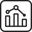 Free Ventas Informe Grafico Icono