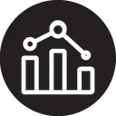 Free Ventas Informe Circular Icono