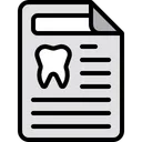 Free Informe Dental Informe De Dientes Diagnostico De Dientes Icono