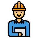 Free Ingeniero Avatar Trabajador Icono