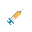 Free Estilo De Contorno Colorido De Injecao Icone Medico Hospital Ícone