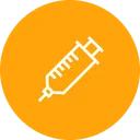 Free Injection Medical Syringe Icon