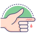 Free Injured Finger  Icon