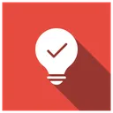 Free Bulb Idea Light Icon