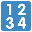 Free Ingresso Numeri Numerico Icon