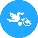 Free Oiseau Damour Amour Oiseau Icon