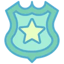 Free Insignia Policia Ley Icono