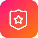 Free Insignia Estrella Sheriff Icono