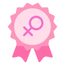 Free Insignia Feminismo Dama Icono