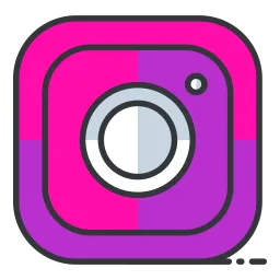 instagram icon transparent pink