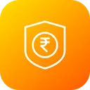 Free Insurance Indian Rupee Icon