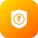 Free Insurance Indian Rupee Icon