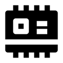 Free Integrierter Schaltkreis Computerchip Elektronische Schaltung Symbol