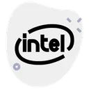 Free Intel Technology Logo Social Media Logo Icon