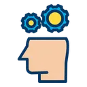 Free Brain Business Gears Icon