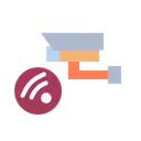 Free Intelligente Sicherheitskamera Heimuberwachung Bewegungserkennung Symbol