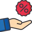 Free Interest Interest Rate Discout Icon