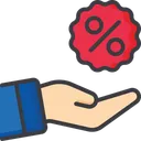 Free Interest Interest Rate Discout Icon