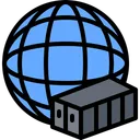 Free Planet International Container Icon