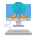 Free World Computer Global Icon