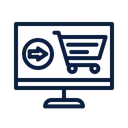 Free Internet Shopping Online Add Icon