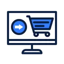 Free Internet Shopping Online Add Icon