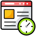 Free Internet Speed Page Load Time Web Load Speed Icon