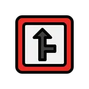 Free Arrow Traffic Navigation Icon