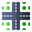 Free Intersection Road Sign Icon