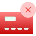 Free Invalid Credit Card  Icon
