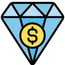 Free Investimento Em Diamantes Investimento Investir Ícone