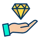 Free Diamante Investimento Em Diamante Investir Ícone