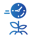 Free Investimento Tempo Relogio Ícone