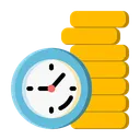 Free Investimento Tempo Relogio Ícone