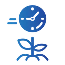 Free Investment Time Clock Icon