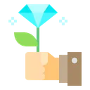 Free Gift Diamond Hand Icon