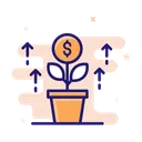 Free Investment Income Profit Icon