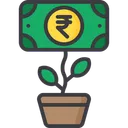 Free Investments Money Plant Money Growth Icon