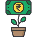 Free Investments Money Plant Money Growth Icon