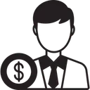 Free Investor Finance Business Icon